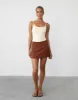 Ashwood Mini Skirt (Clay) sold by Charcoal Clothing