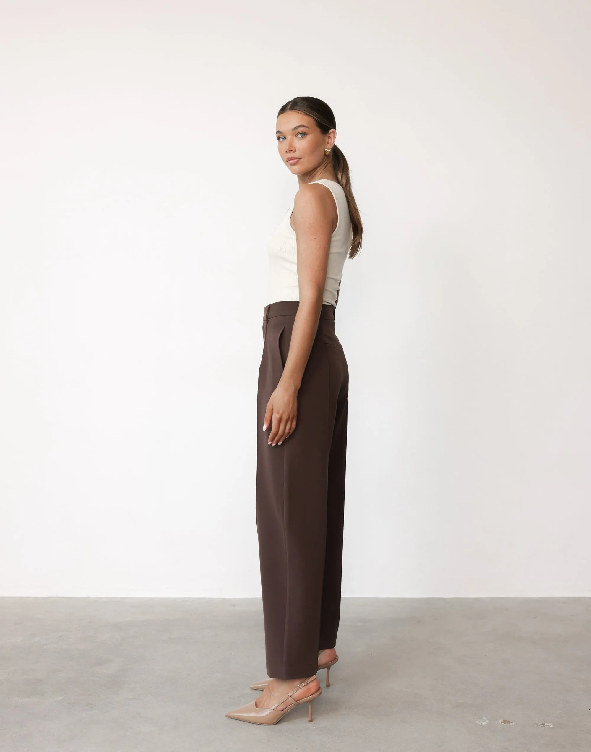Colden Pants (Chocolate) - Petite sold by Charcoal Clothing product image thumbnail 5
