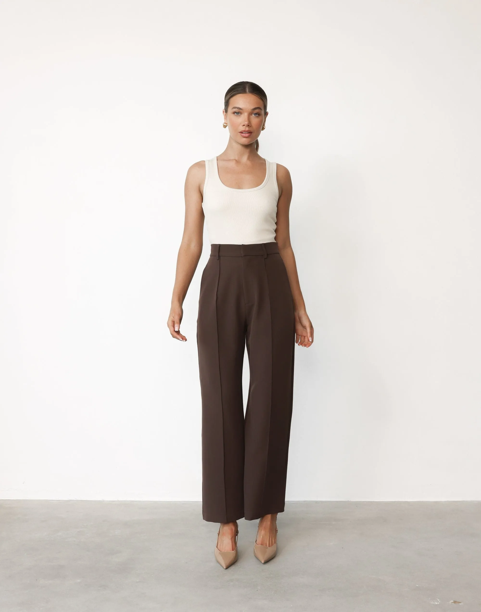 Colden Pants (Chocolate) - Petite sold by Charcoal Clothing product image thumbnail 2