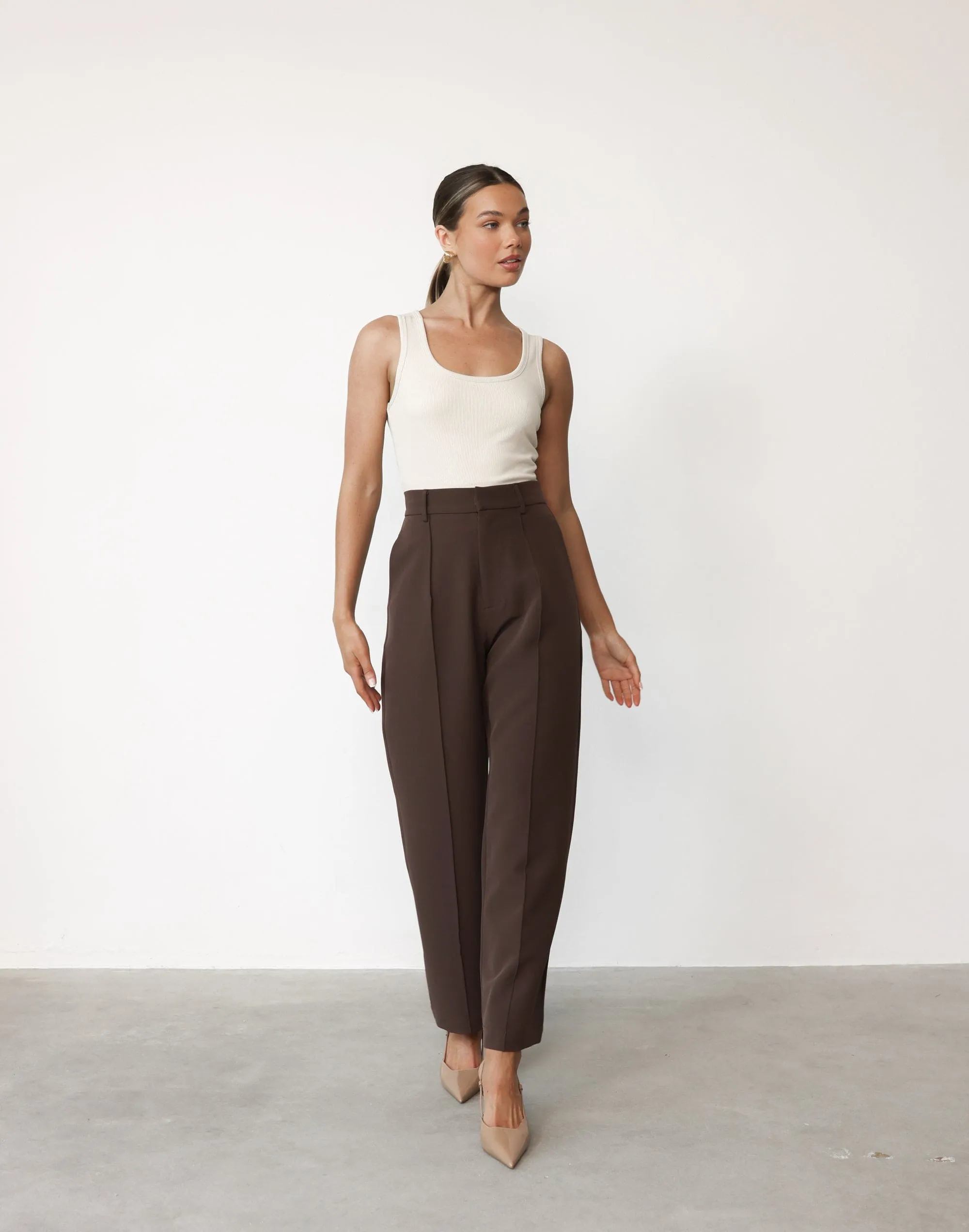 Colden Pants (Chocolate) - Petite sold by Charcoal Clothing product image thumbnail 4
