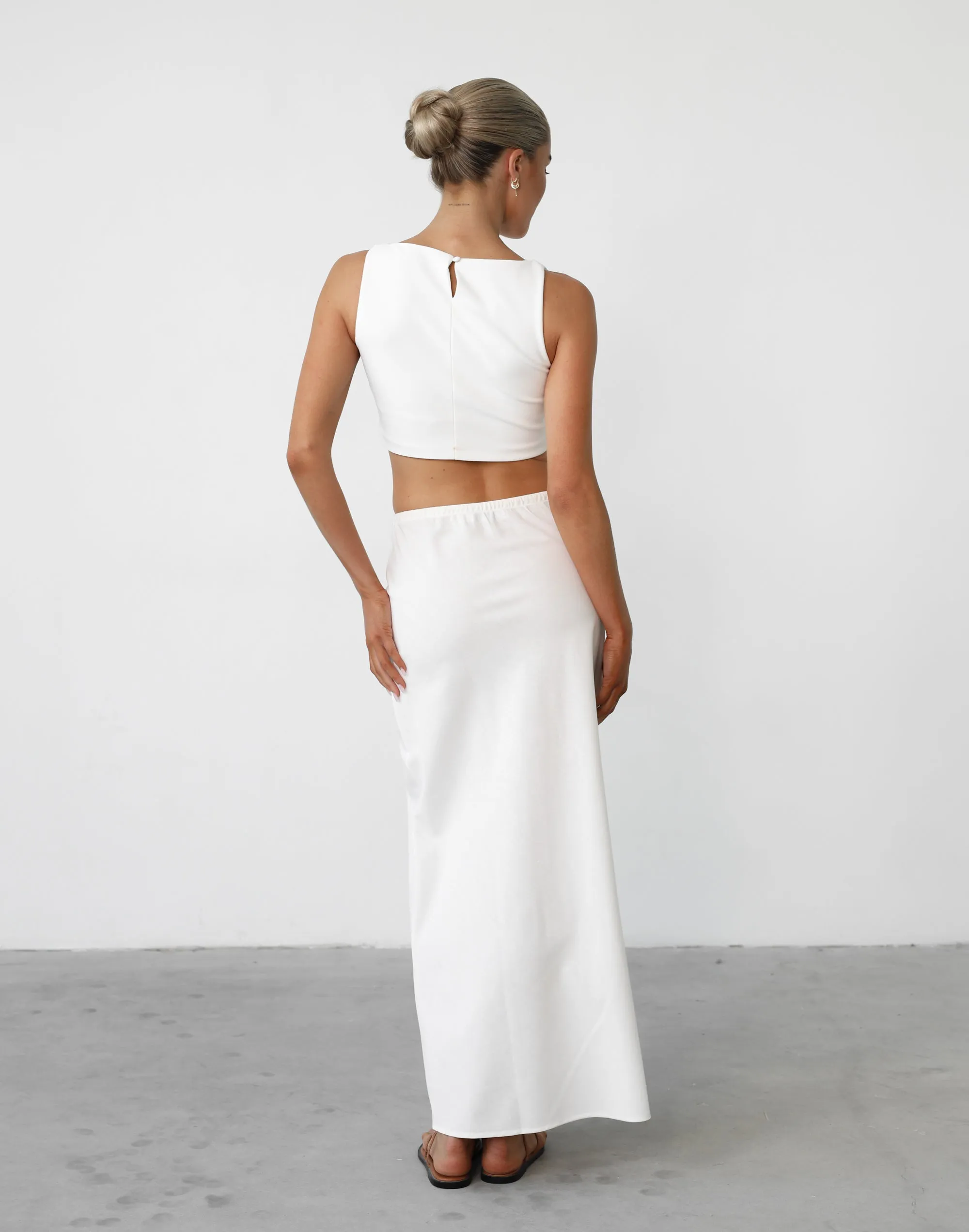 Darna Maxi Skirt (White) sold by Charcoal Clothing product image thumbnail 3