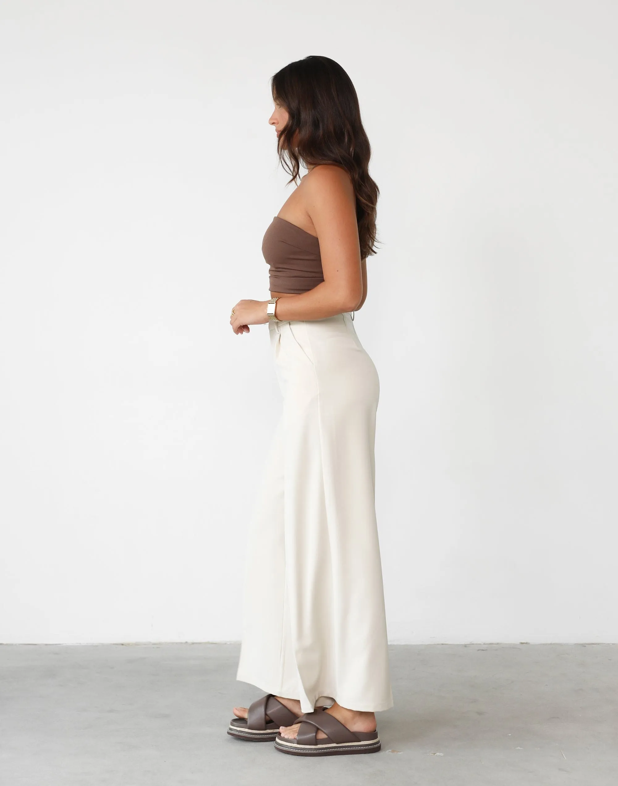 Kristin Top (Chocolate) sold by Charcoal Clothing product image thumbnail 3