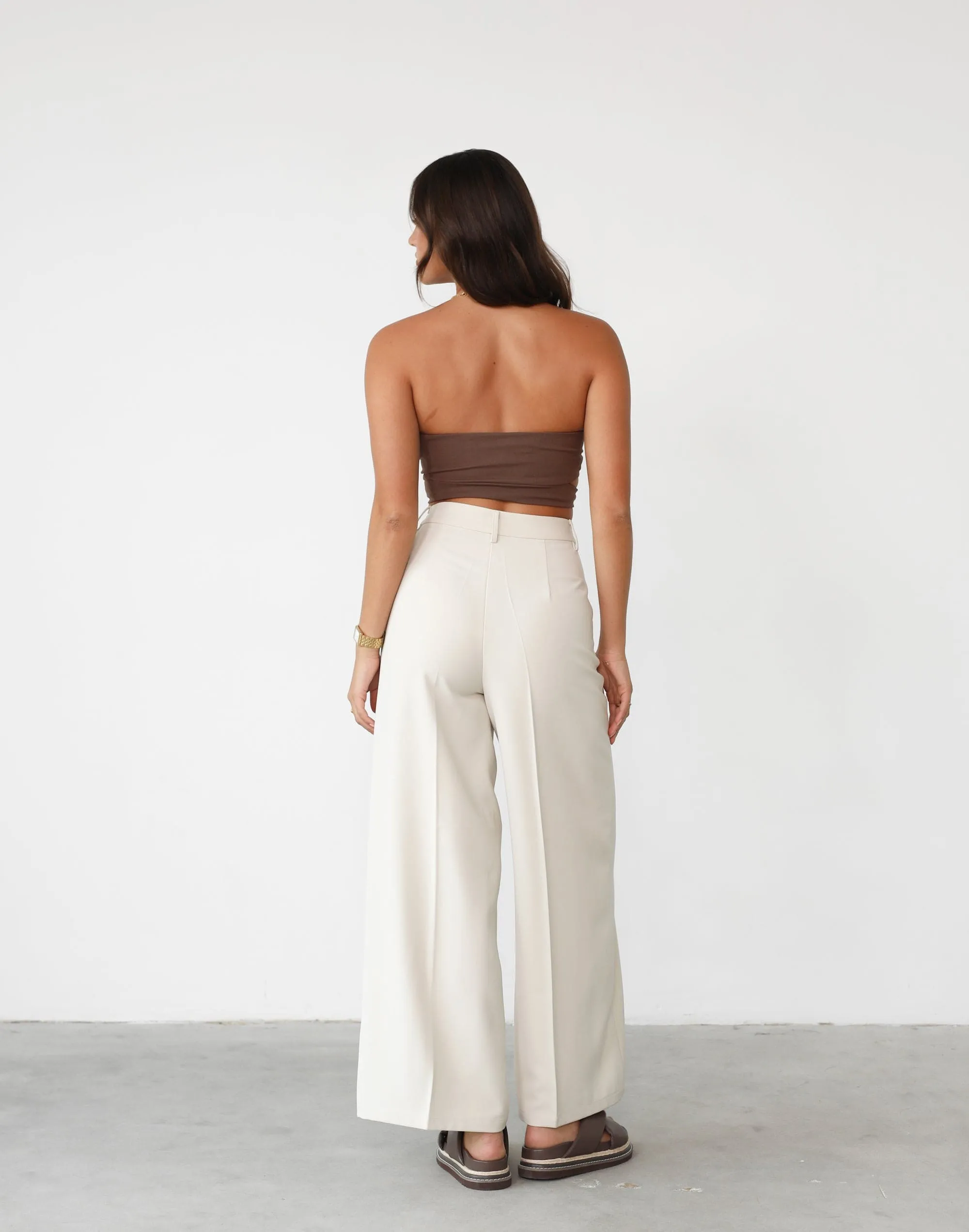 Kristin Top (Chocolate) sold by Charcoal Clothing product image thumbnail 4