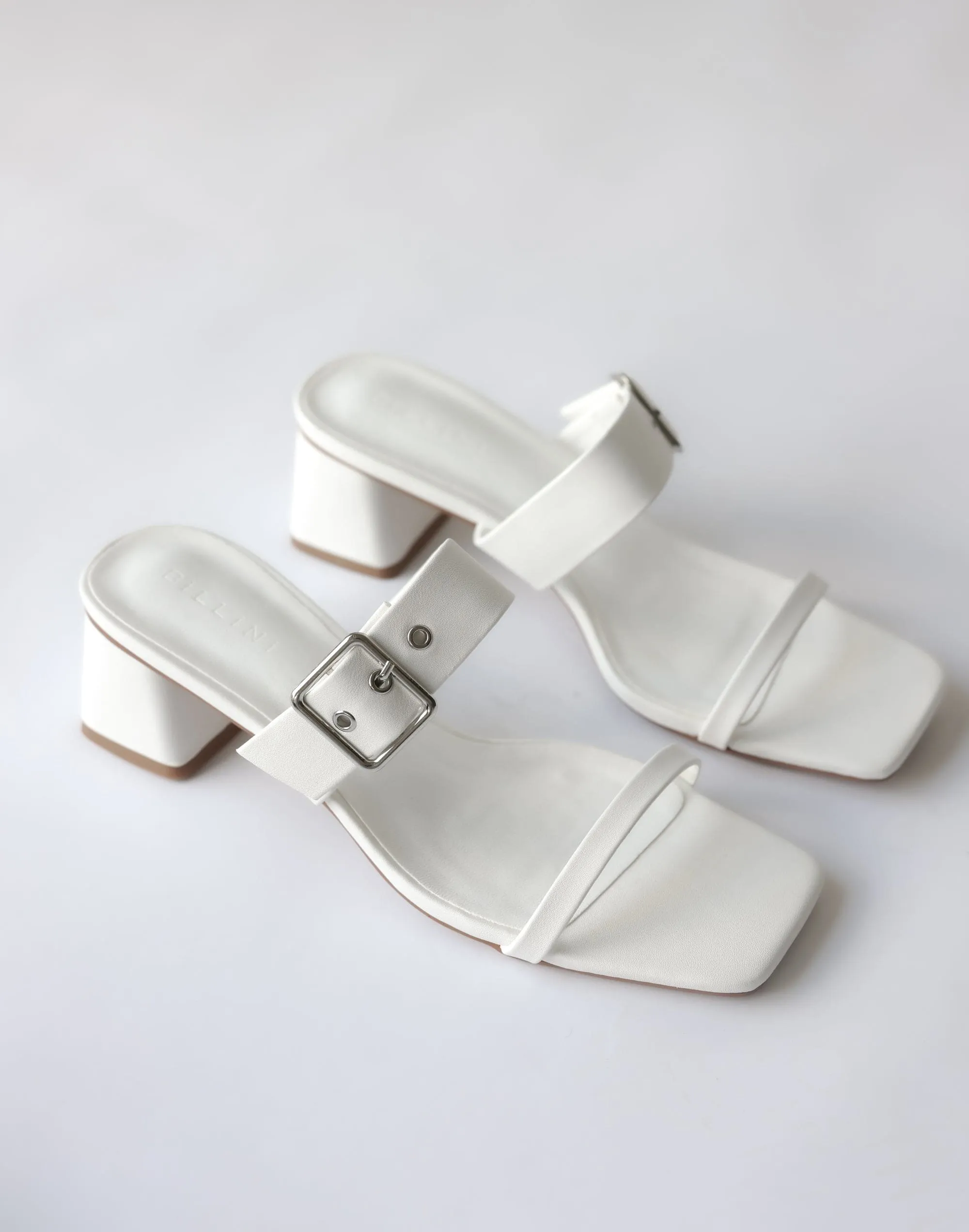 Dinah Heels (White) - By Billini sold by Charcoal Clothing