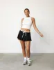 Dynasty Mini Skort (Navy) - By Lioness sold by Charcoal Clothing