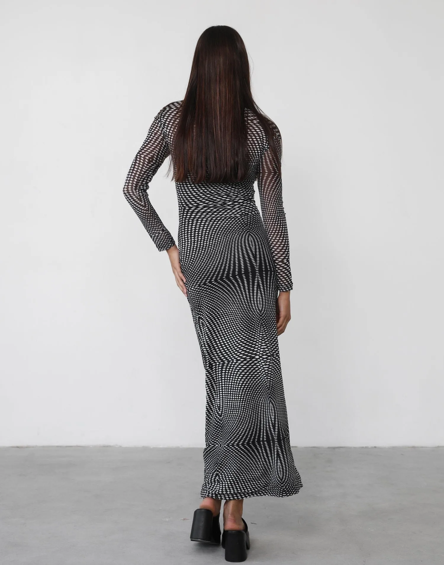 Bea Maxi Dress (Black Print) sold by Charcoal Clothing product image thumbnail 2
