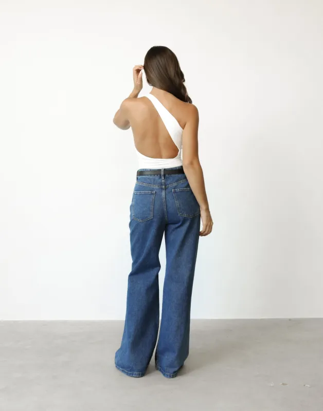 Keira Bodysuit (White) sold by Charcoal Clothing