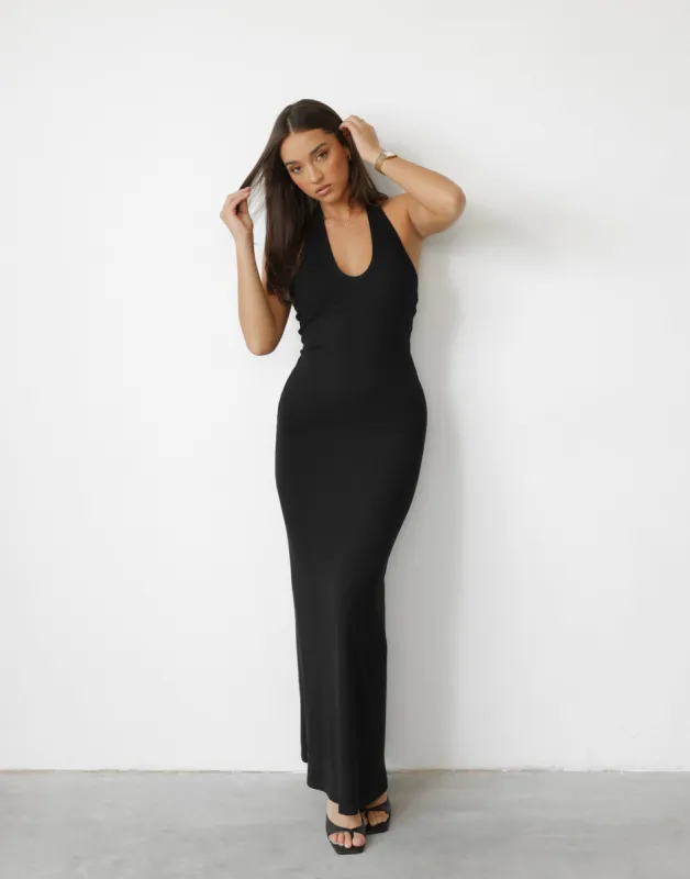 Arwen Maxi Dress (Black) sold by Charcoal Clothing