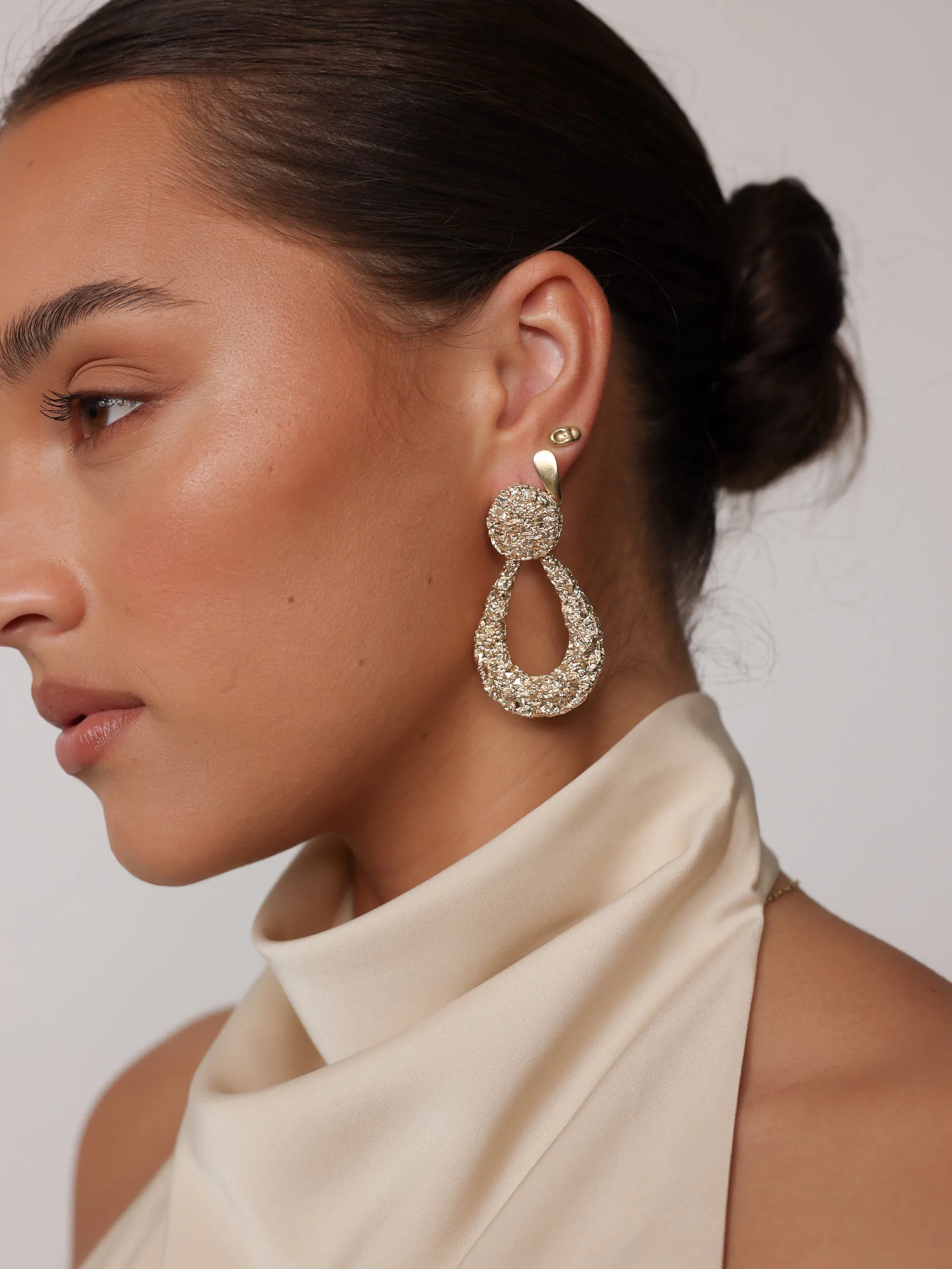 Tihani Earrings (Gold) sold by Charcoal Clothing product image thumbnail 5