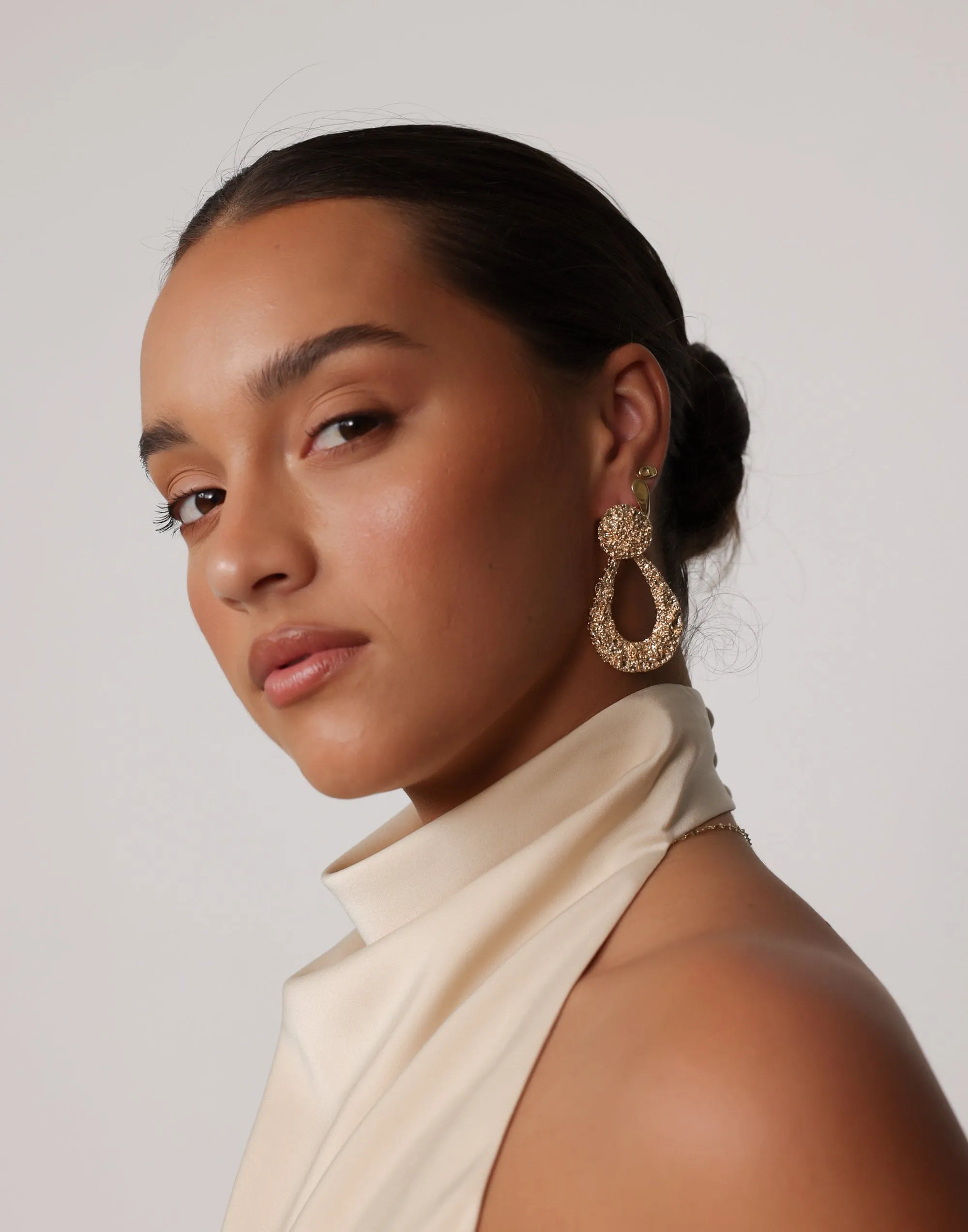 Tihani Earrings (Gold) sold by Charcoal Clothing product image thumbnail 4