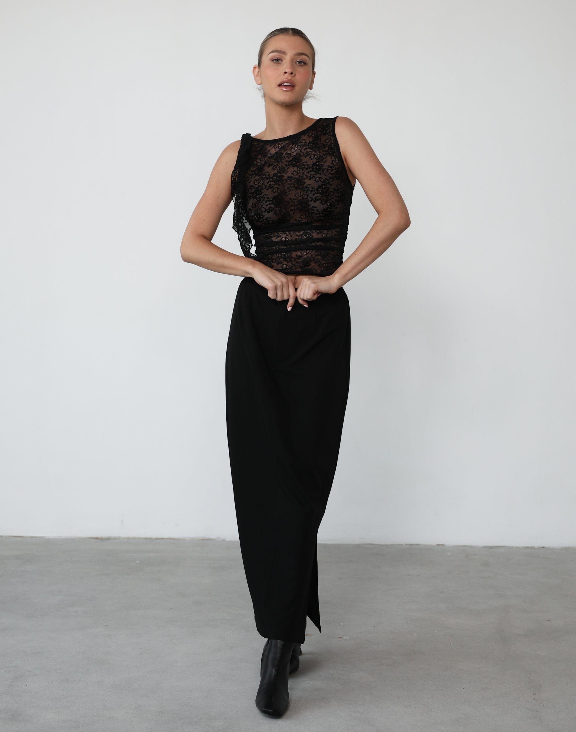 Rendezvous Top (Onyx) - By Lioness sold by Charcoal Clothing