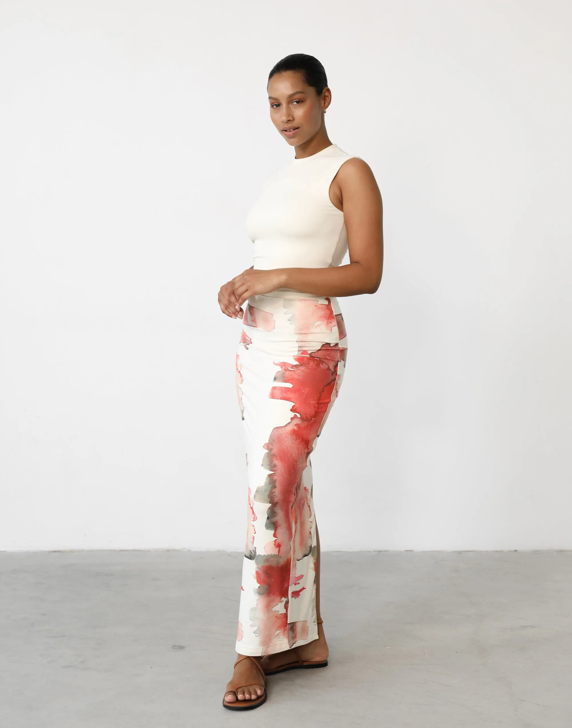 Fable Maxi Skirt (Watercolour) sold by Charcoal Clothing product image thumbnail 3