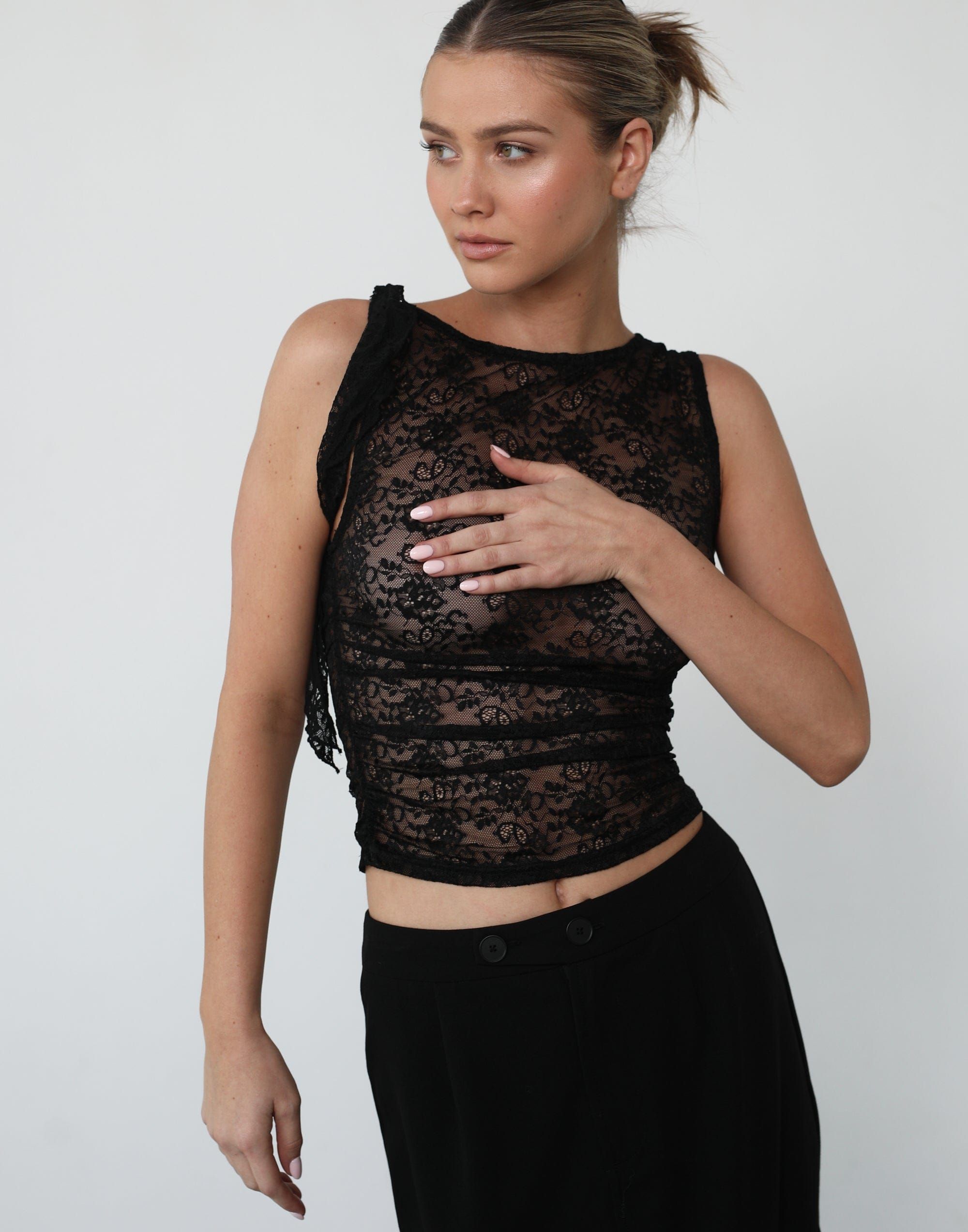 Rendezvous Top (Onyx) - By Lioness sold by Charcoal Clothing product image thumbnail 4