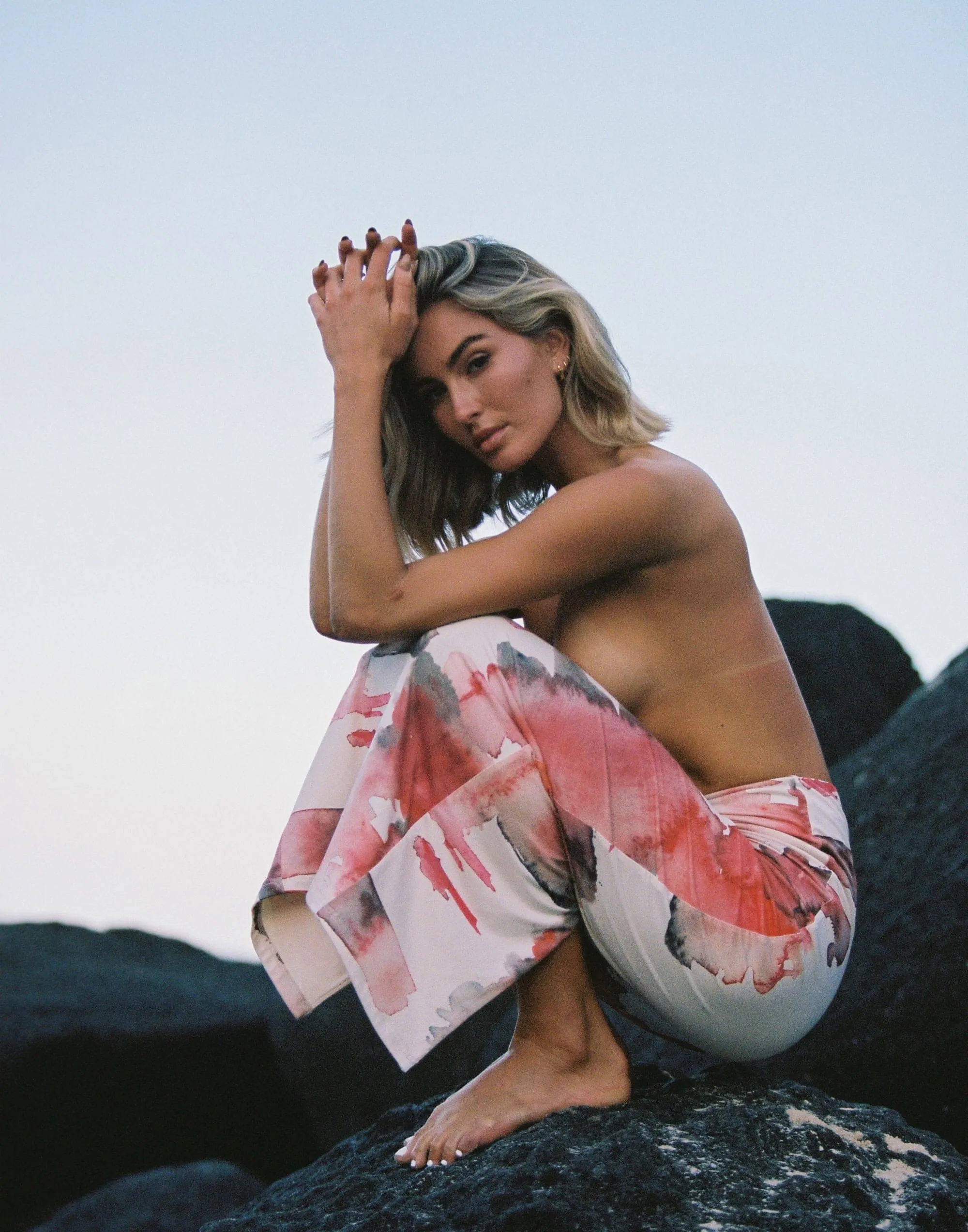 Fable Maxi Skirt (Watercolour) sold by Charcoal Clothing