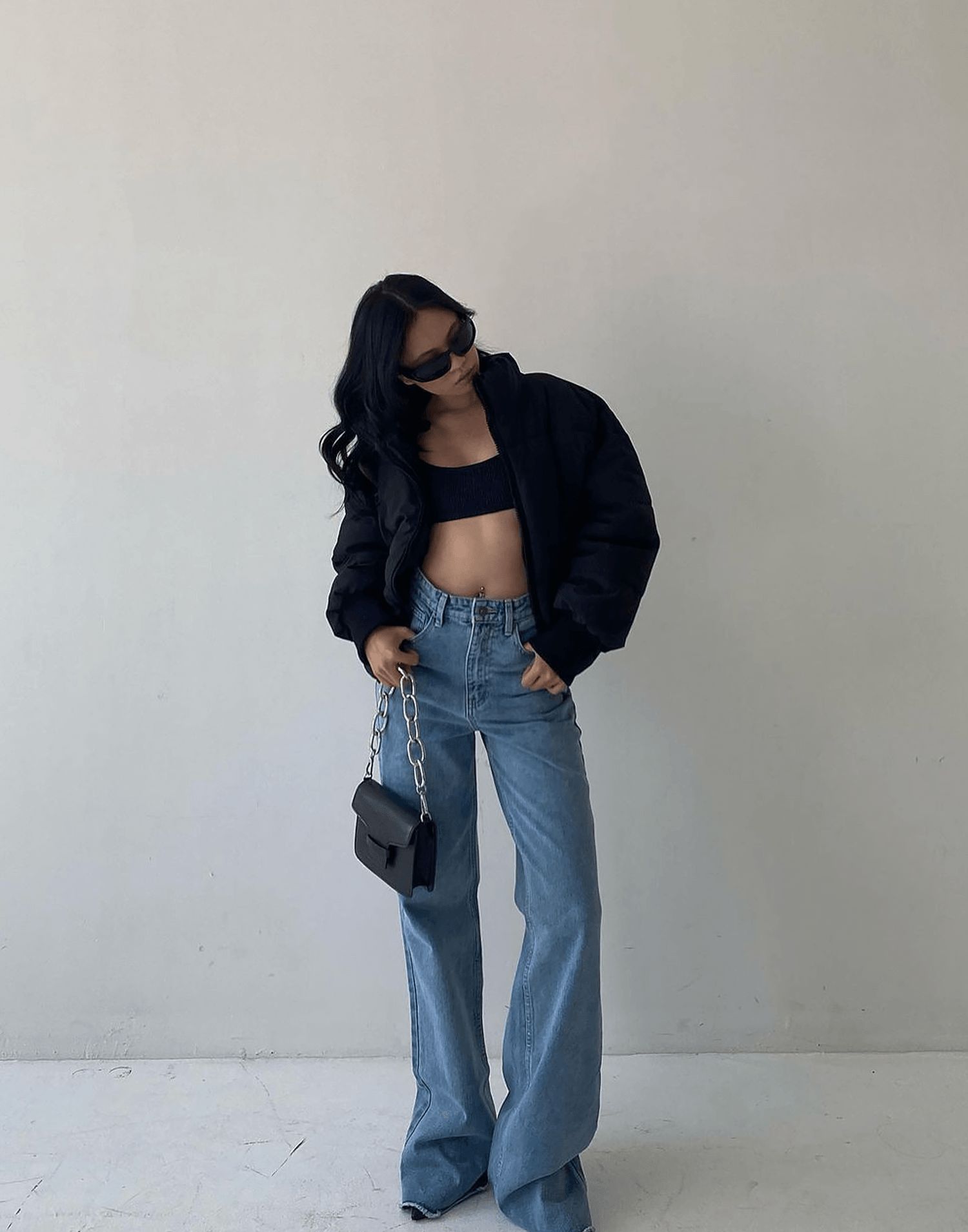 Louisiana Puffer Jacket (Black) sold by Charcoal Clothing