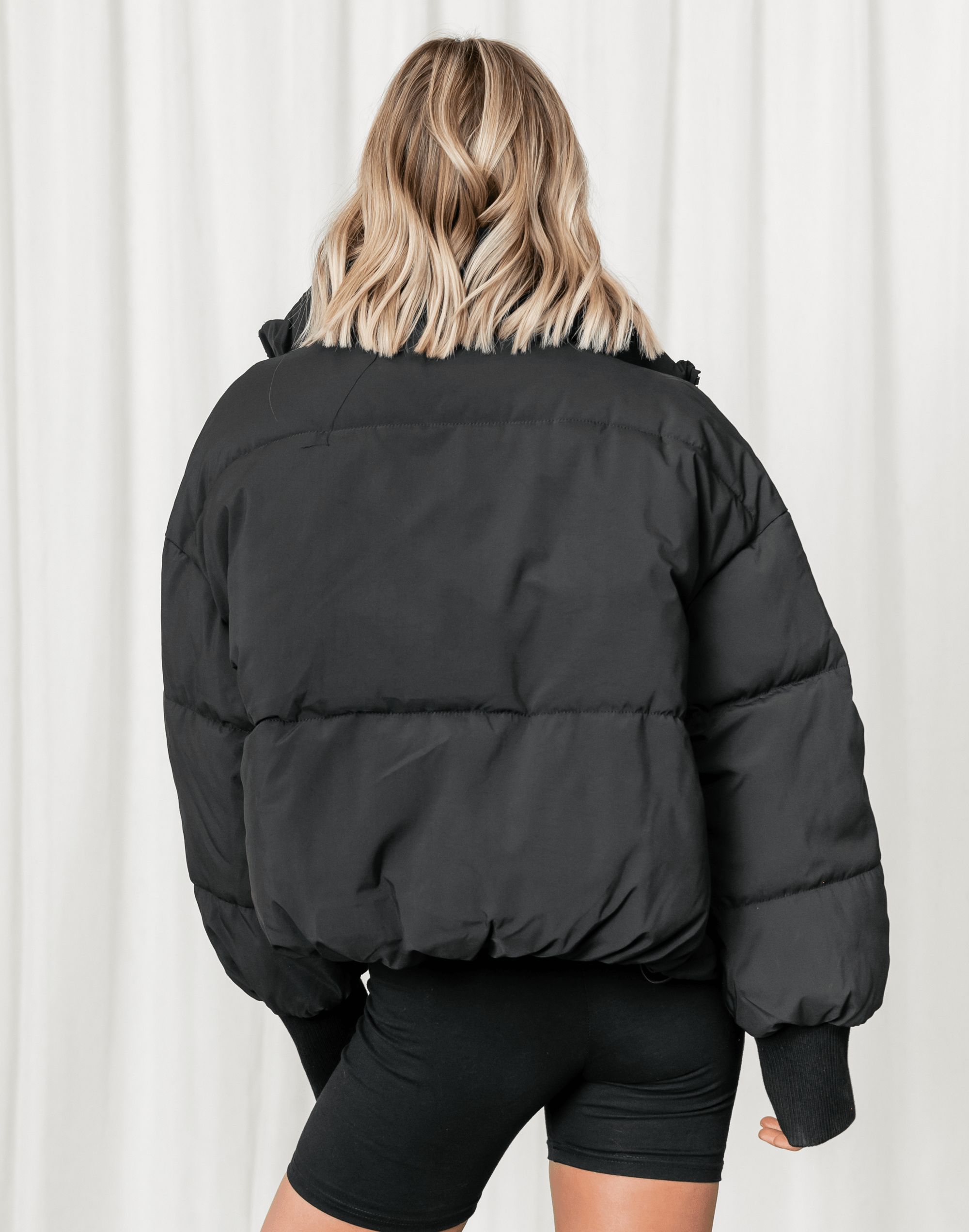 Louisiana Puffer Jacket (Black) sold by Charcoal Clothing product image thumbnail 5