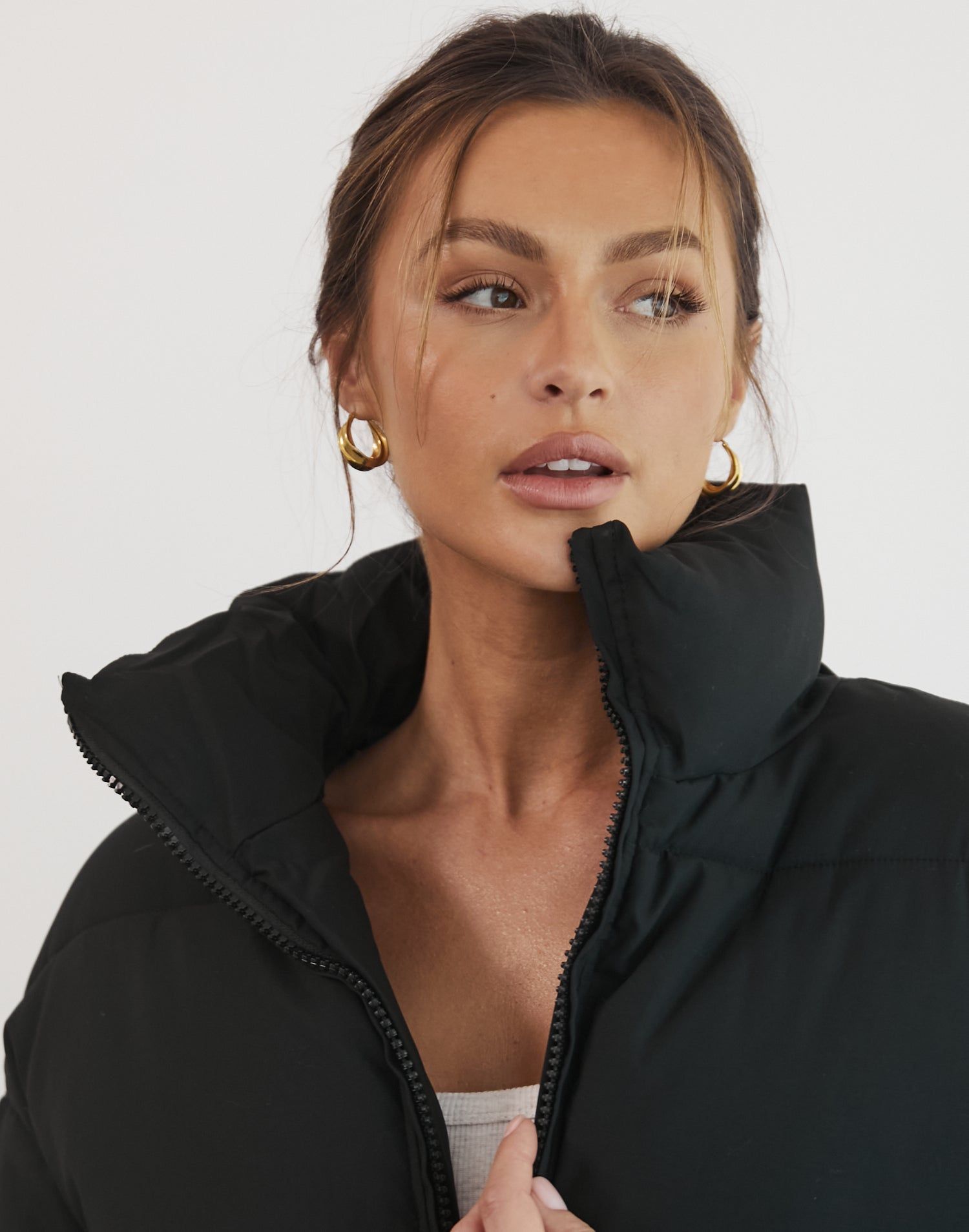 Louisiana Puffer Jacket (Black) sold by Charcoal Clothing product image thumbnail 4