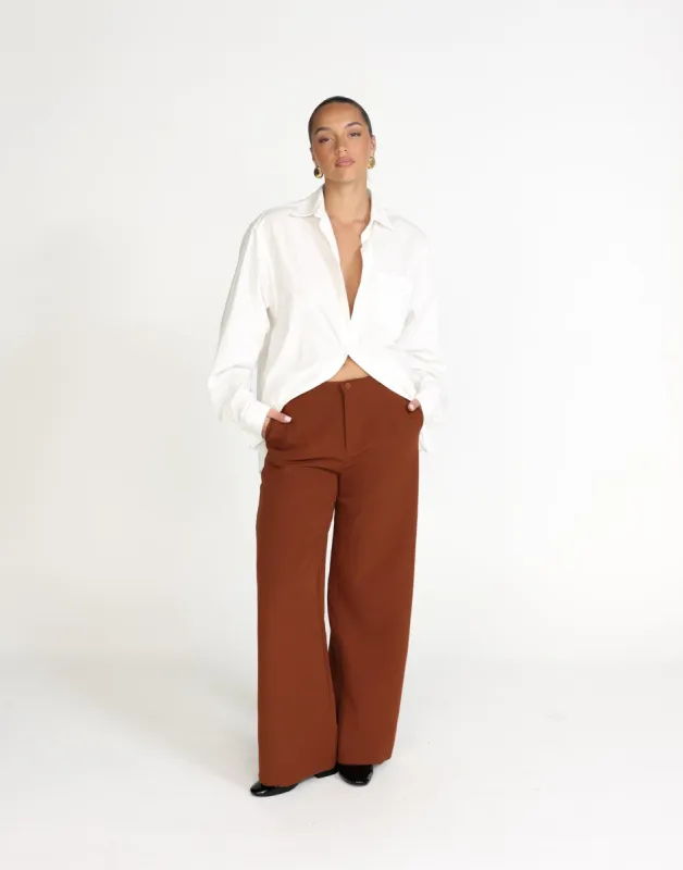 Farrah Pants (Nutshell) sold by Charcoal Clothing