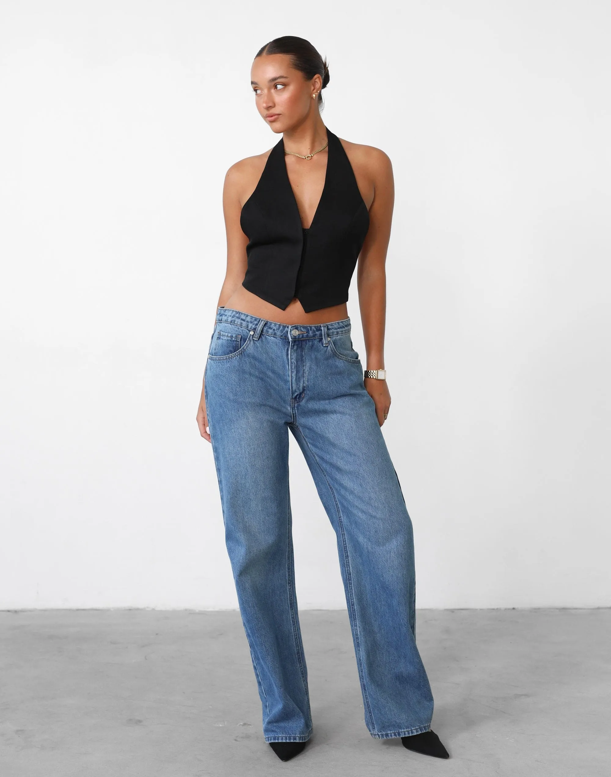 Je Suis Halter (Onyx) - By Lioness sold by Charcoal Clothing