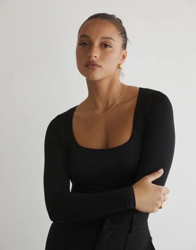 Chance Bodysuit (Black) sold by Charcoal Clothing