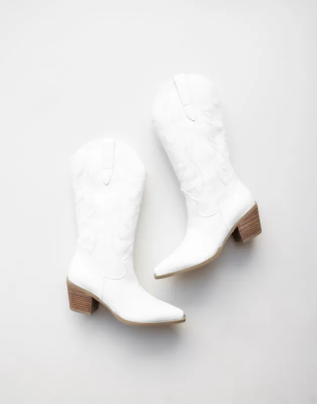 Danaro Boots (White) - By Billini sold by Charcoal Clothing