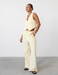 Leo Pant (Butter) - By Lioness sold by Charcoal Clothing