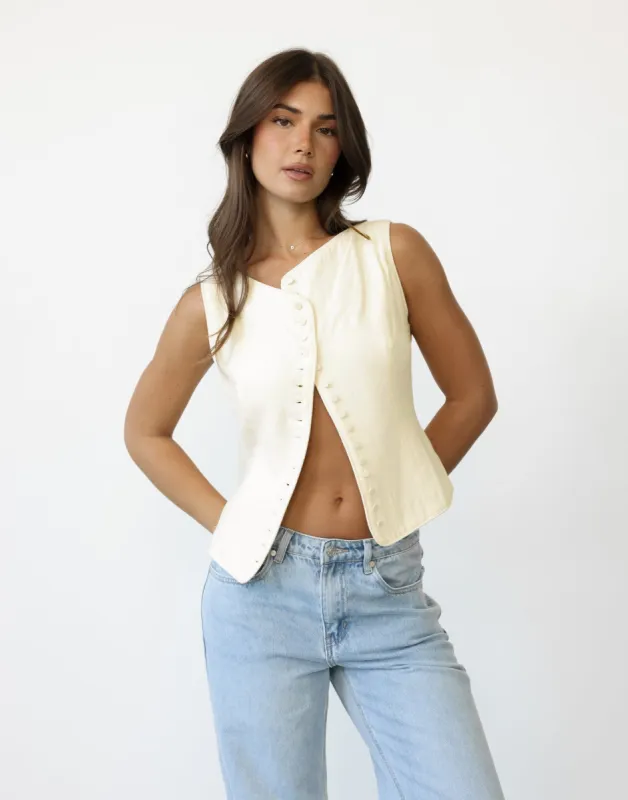 Asta Top (Milk) sold by Charcoal Clothing