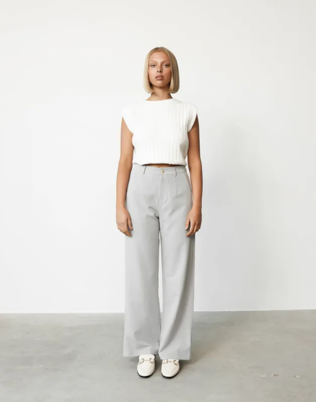 Anda Pants (Grey) sold by Charcoal Clothing