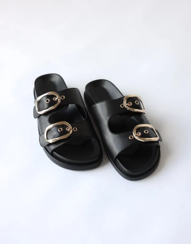 Kasen Slides (Black) - By Billini made by Billini