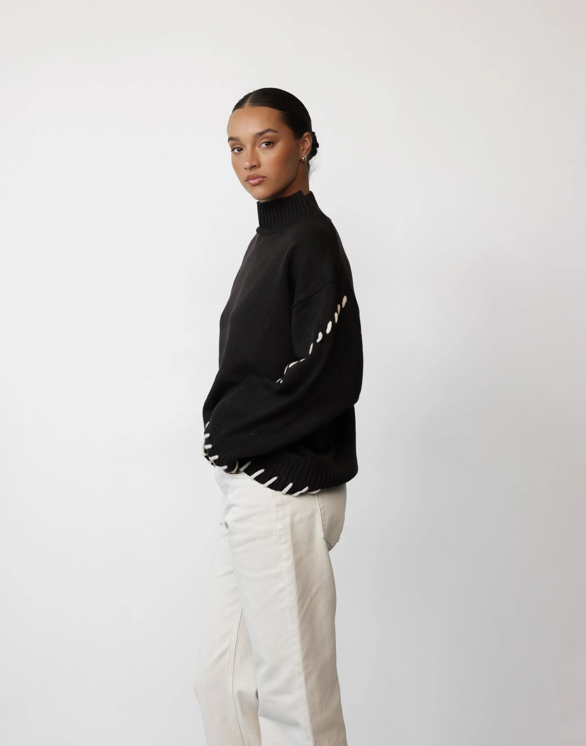 Tifanni Jumper (Dark Chocolate) sold by Charcoal Clothing product image thumbnail 5