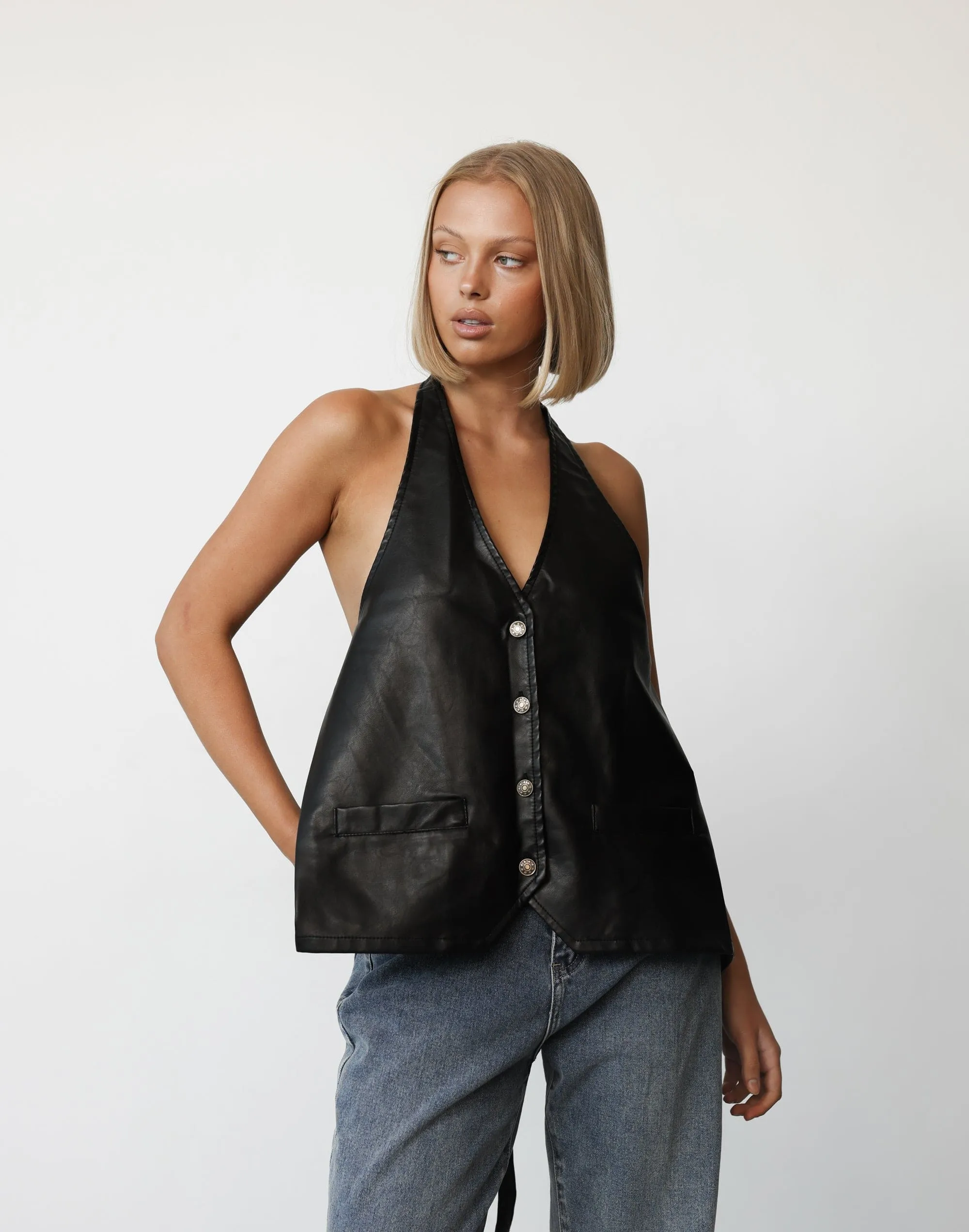 Hills Halter (Onyx) - By Lioness sold by Charcoal Clothing