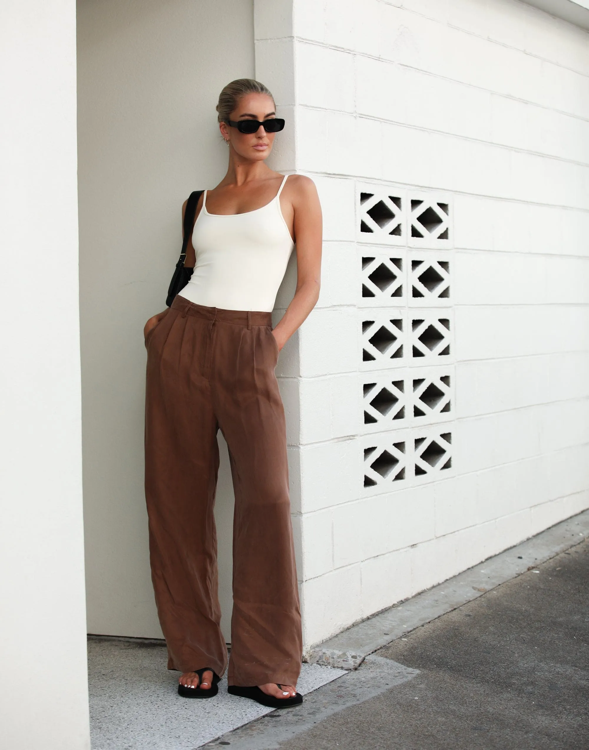 Ranna Pants (Mocha) sold by Charcoal Clothing