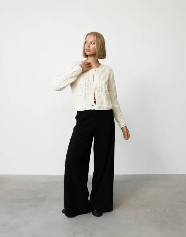 Zoe Cardigan (Butter) sold by Charcoal Clothing