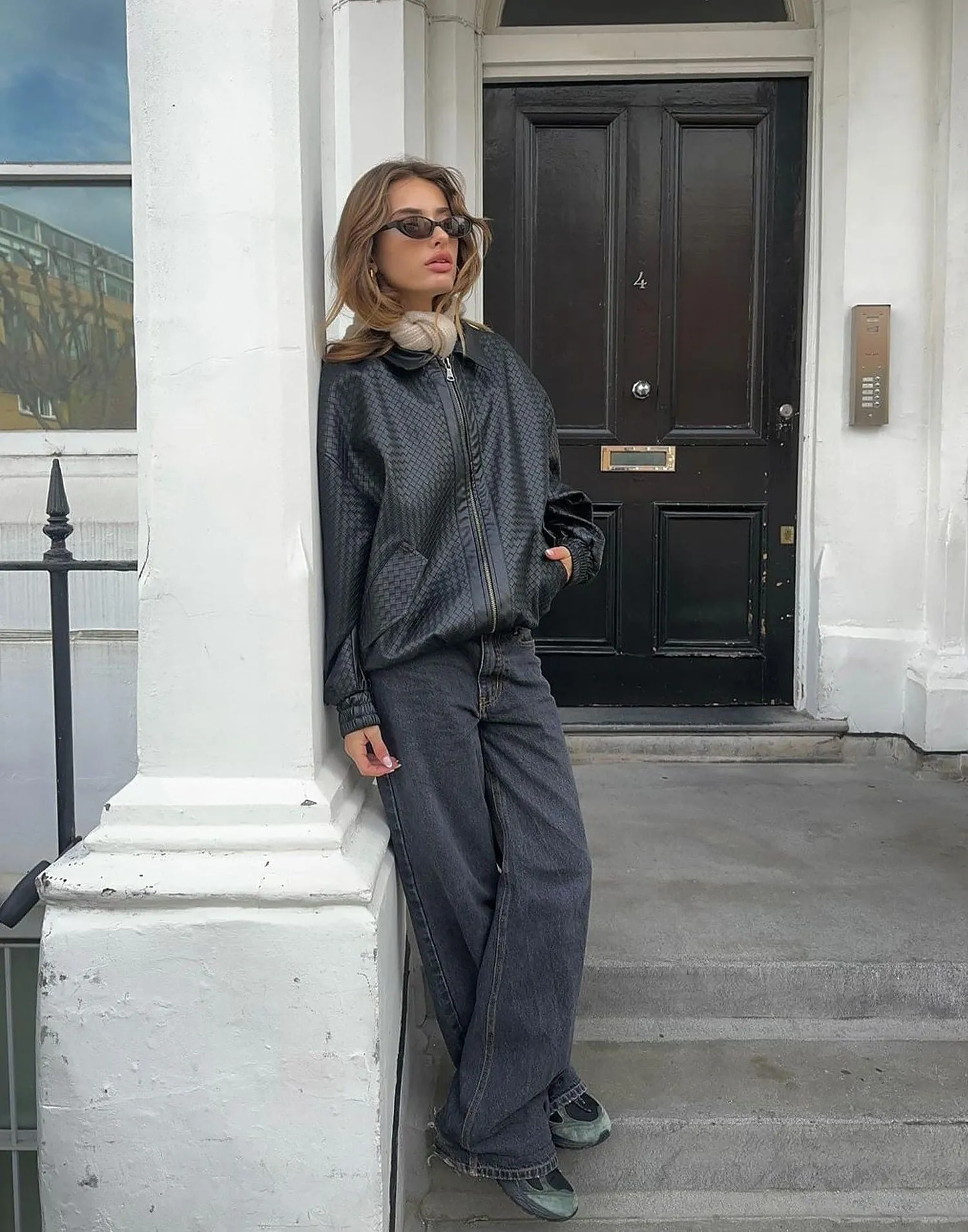 Kenny Bomber (Woven Onyx) - By Lioness sold by Charcoal Clothing product image thumbnail 2