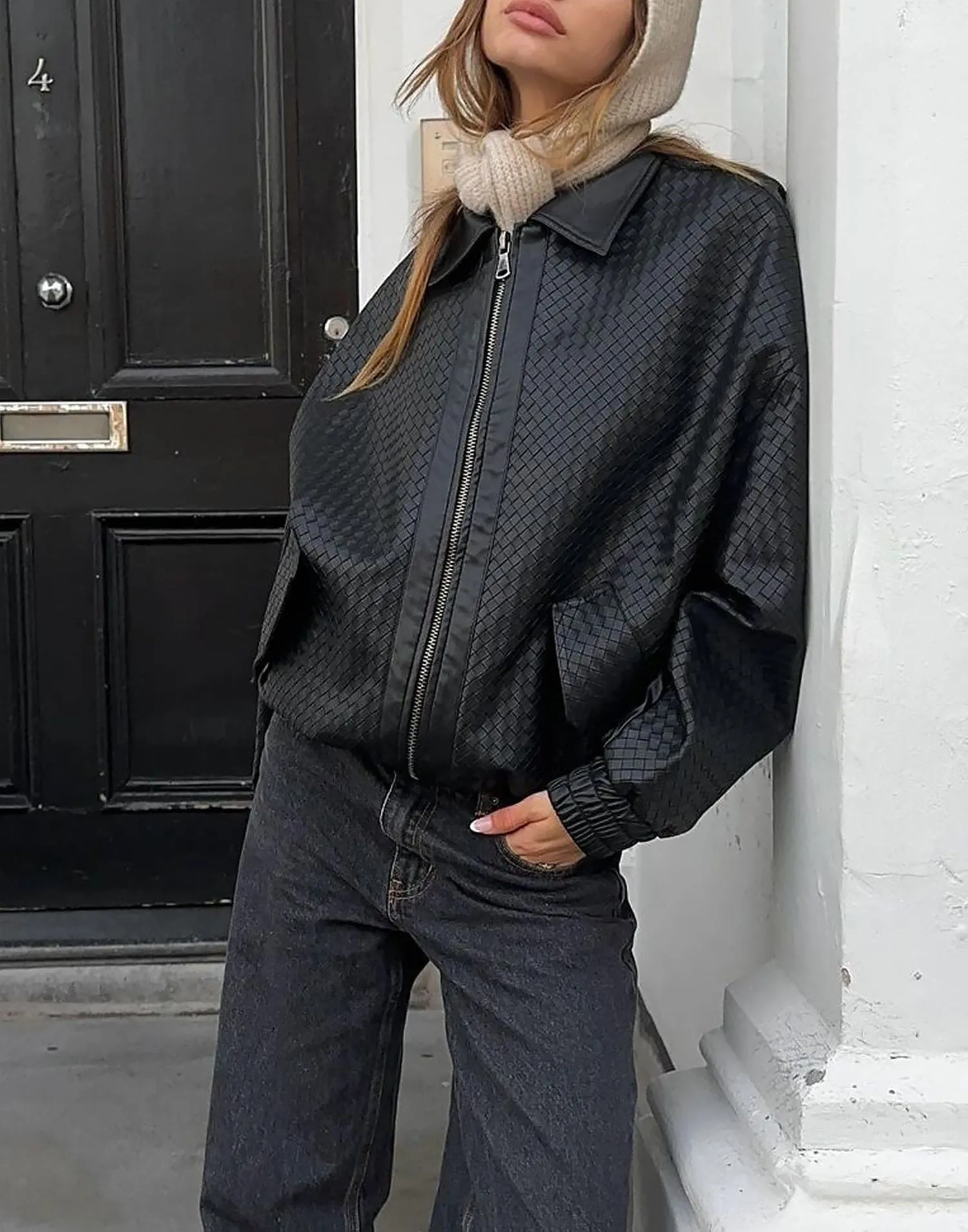 Kenny Bomber (Woven Onyx) - By Lioness sold by Charcoal Clothing product image thumbnail 5