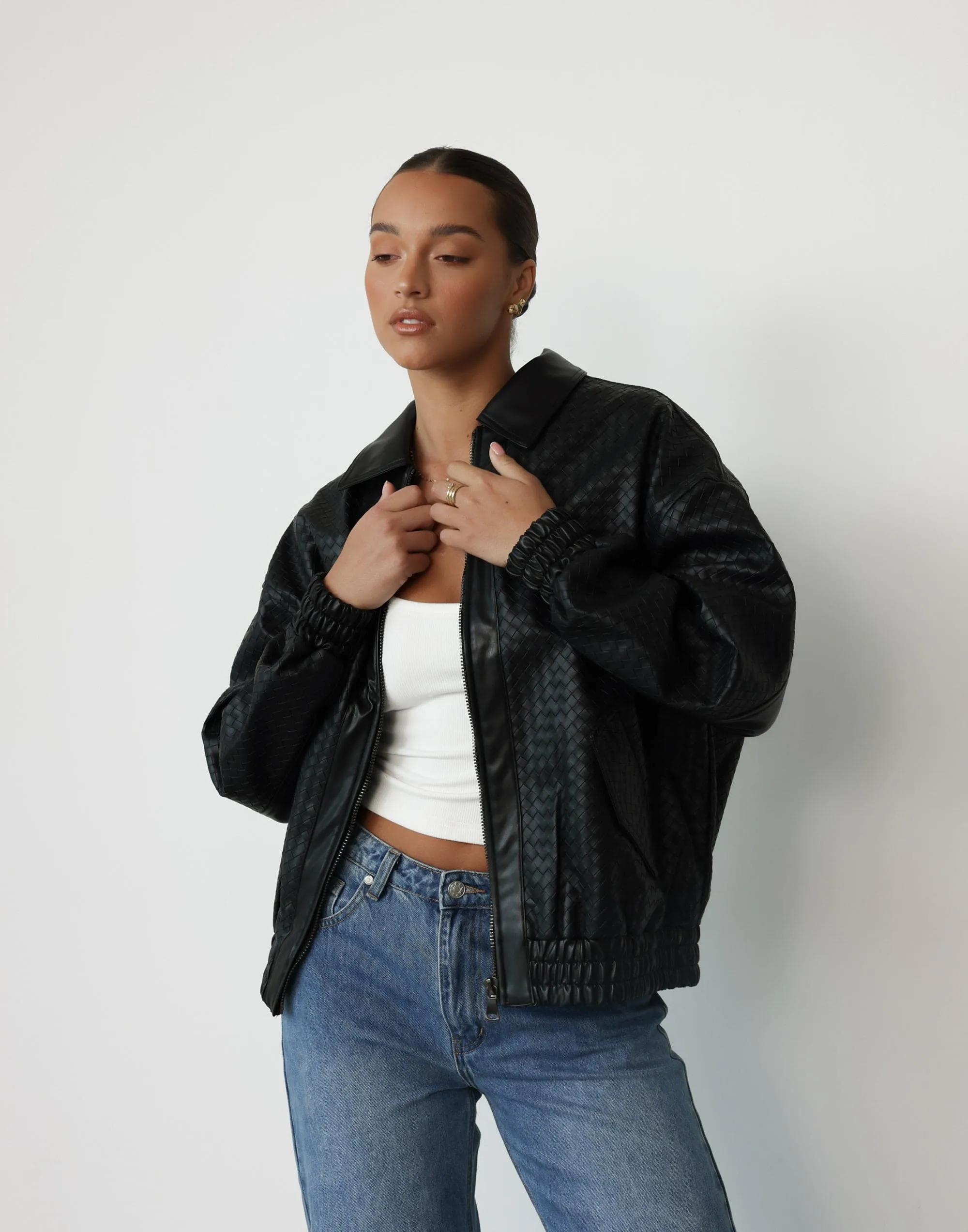 Kenny Bomber (Woven Onyx) - By Lioness sold by Charcoal Clothing product image thumbnail 4