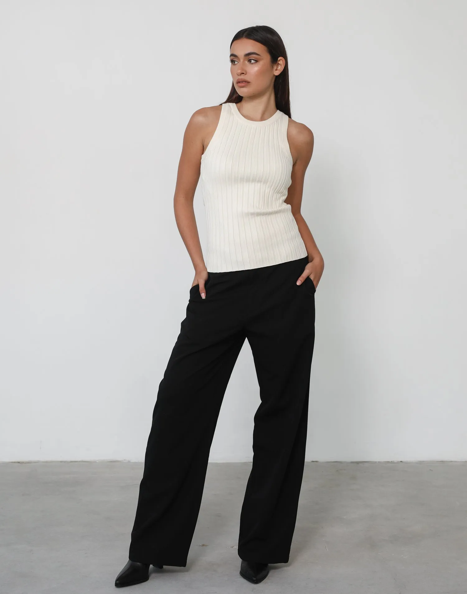 Mae Tank Top (Cream) sold by Charcoal Clothing