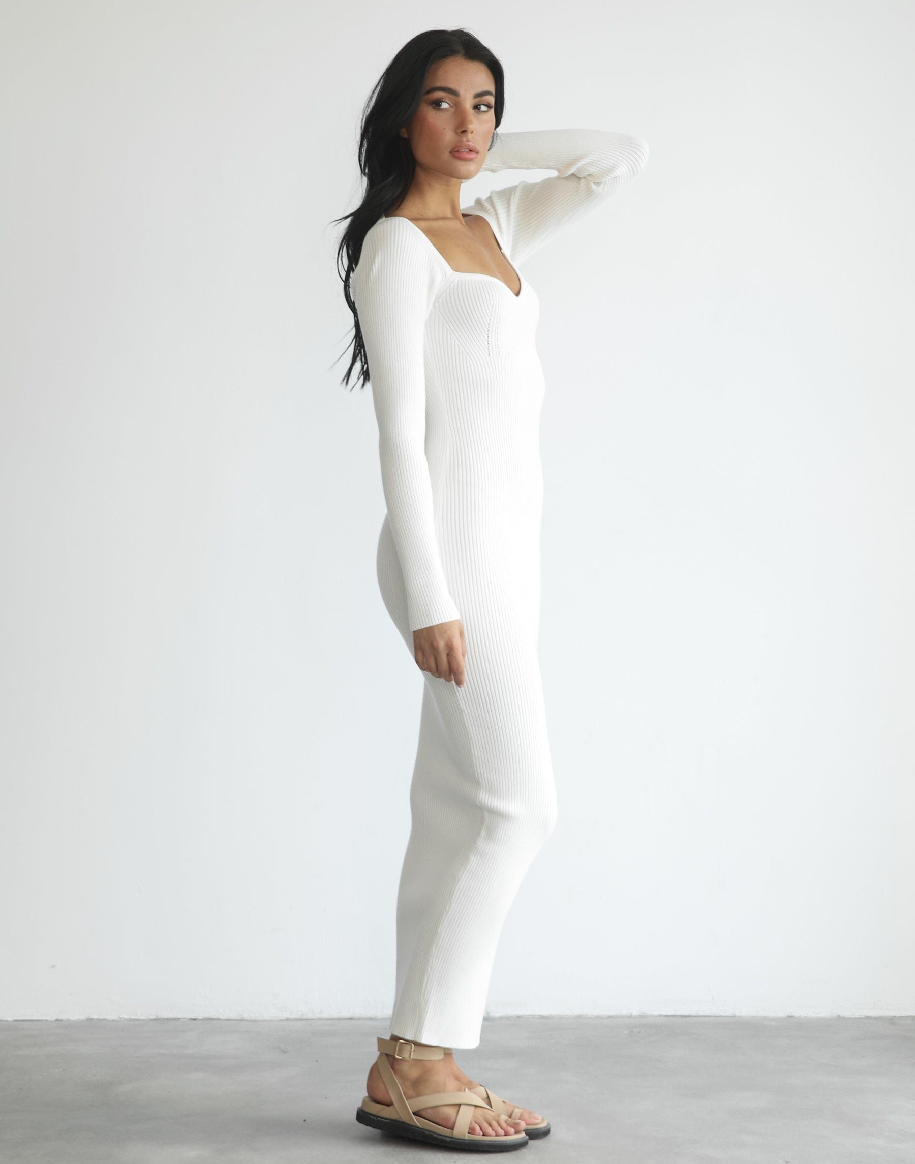 Alaska Maxi Dress (Off White) sold by Charcoal Clothing product image thumbnail 5