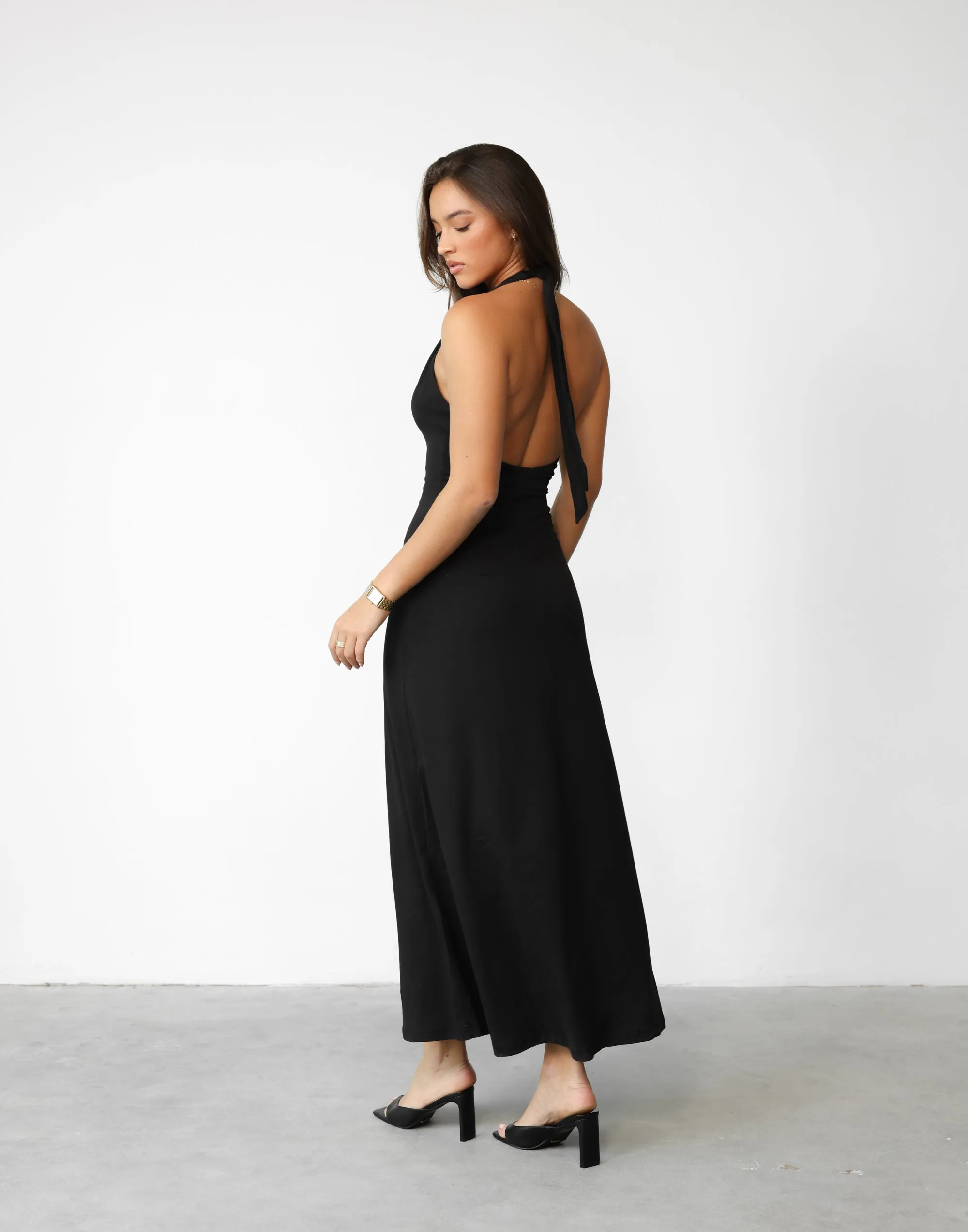 Victoria Maxi Dress (Black) sold by Charcoal Clothing product image thumbnail 3