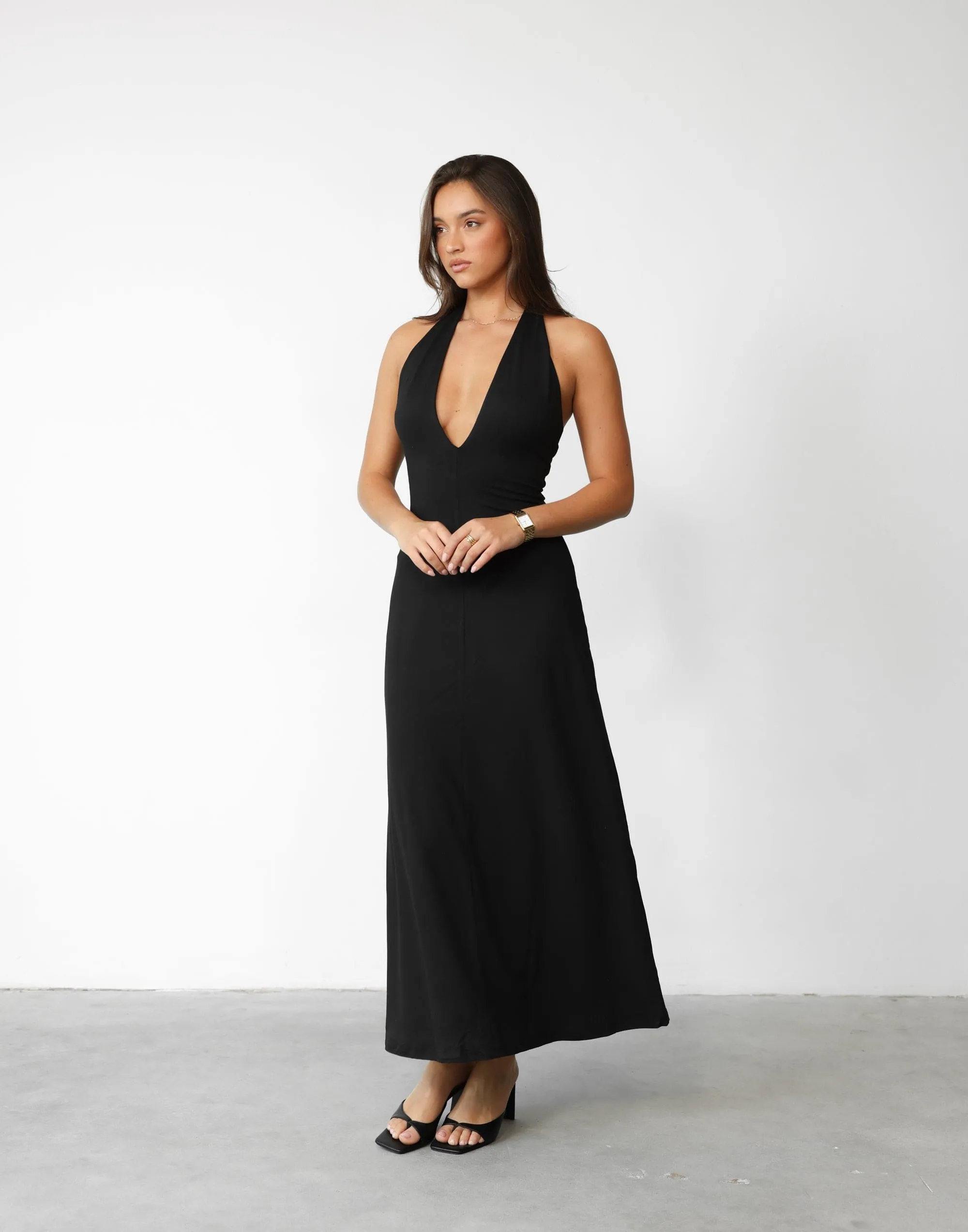 Victoria Maxi Dress (Black) sold by Charcoal Clothing product image thumbnail 5