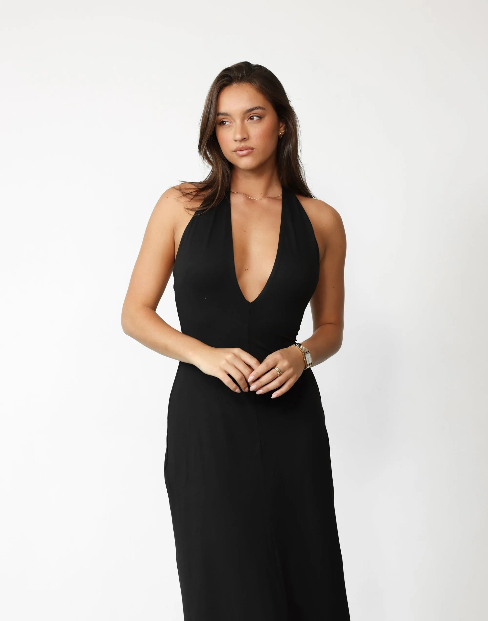 Victoria Maxi Dress (Black) sold by Charcoal Clothing product image thumbnail 4
