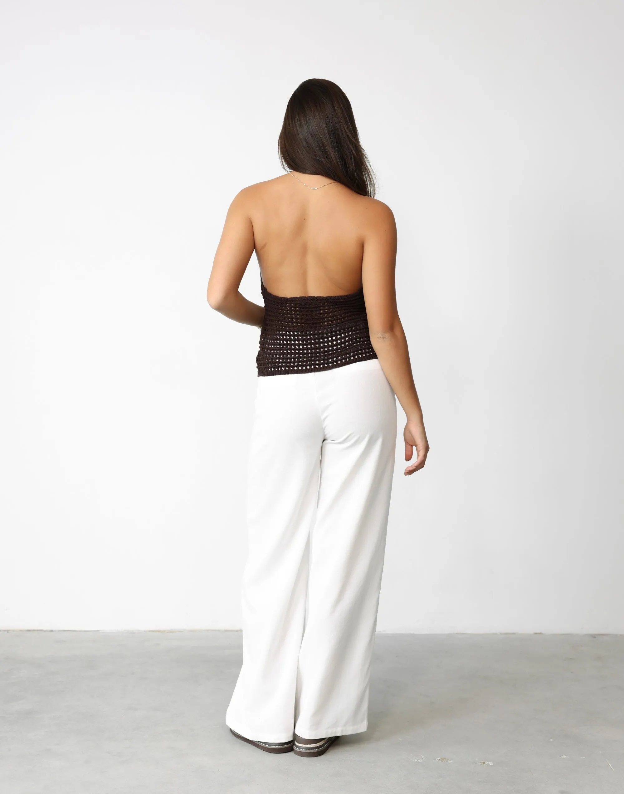 Wild Soul Crochet Top (Chocolate) sold by Charcoal Clothing product image thumbnail 3