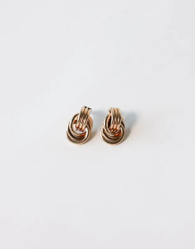Rhiana Earrings (Gold) sold by Charcoal Clothing