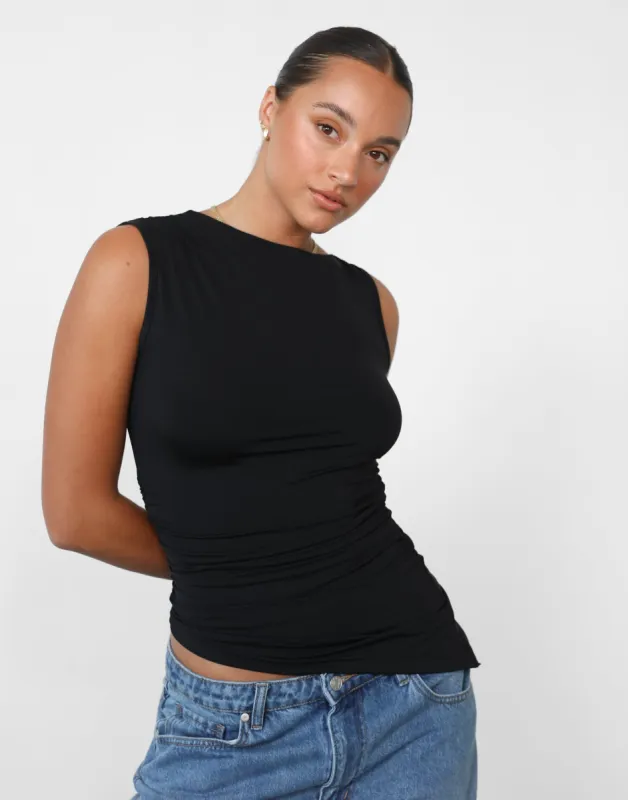 Daya Top (Black) sold by Charcoal Clothing