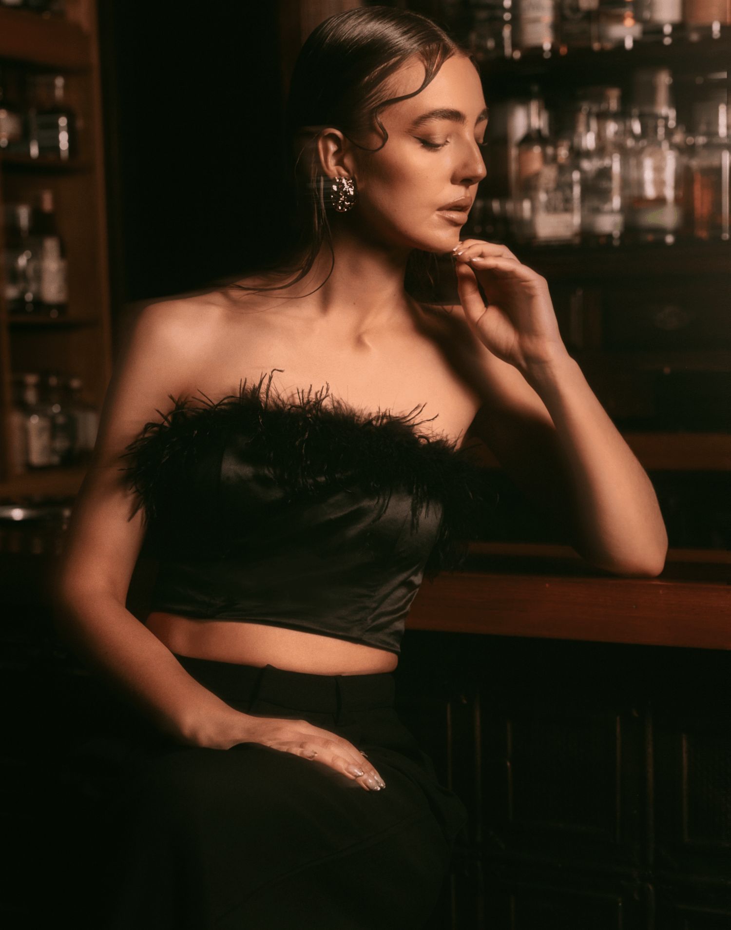 Aquila Corset Top (Black) sold by Charcoal Clothing product image thumbnail 5