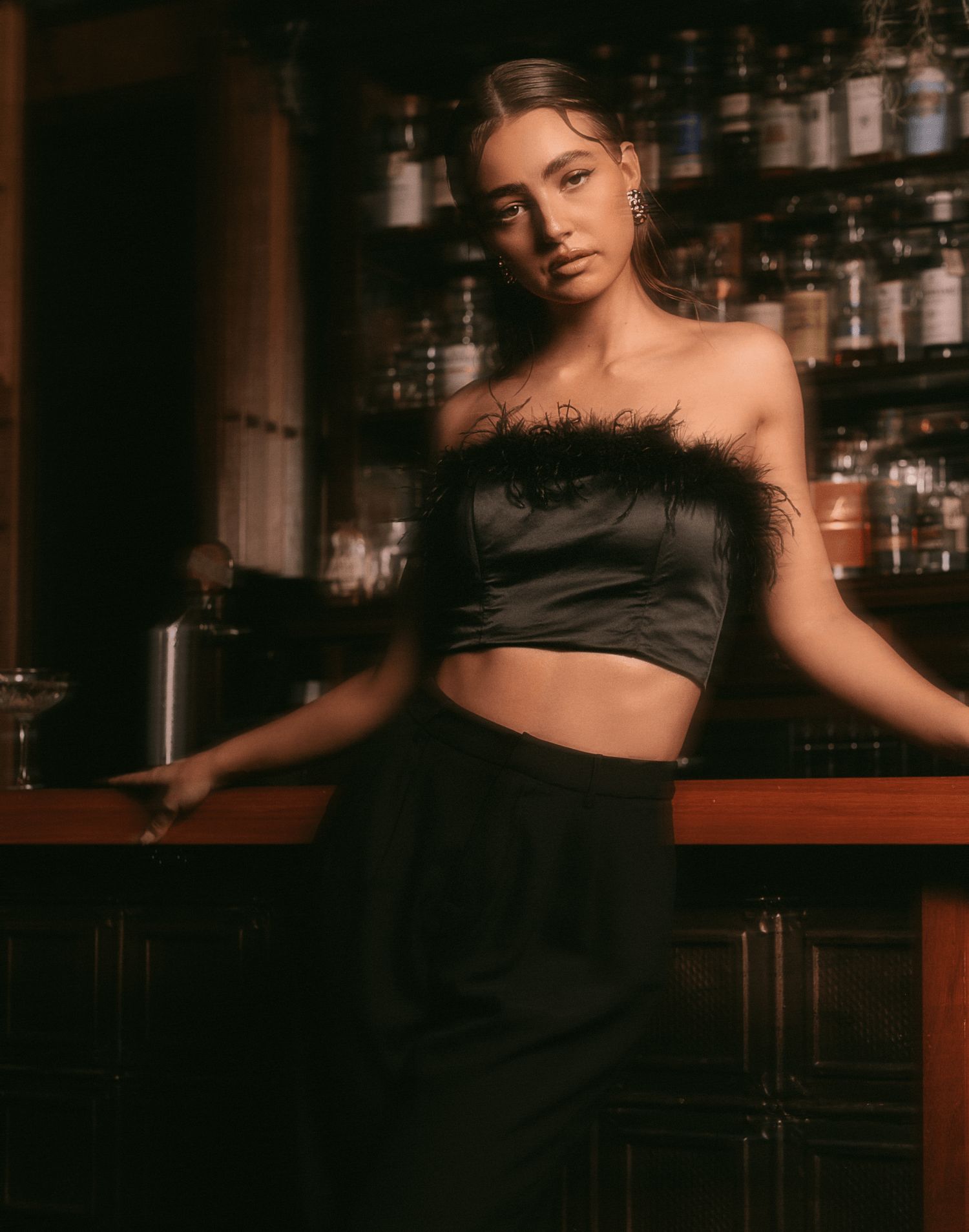 Aquila Corset Top (Black) sold by Charcoal Clothing product image thumbnail 4