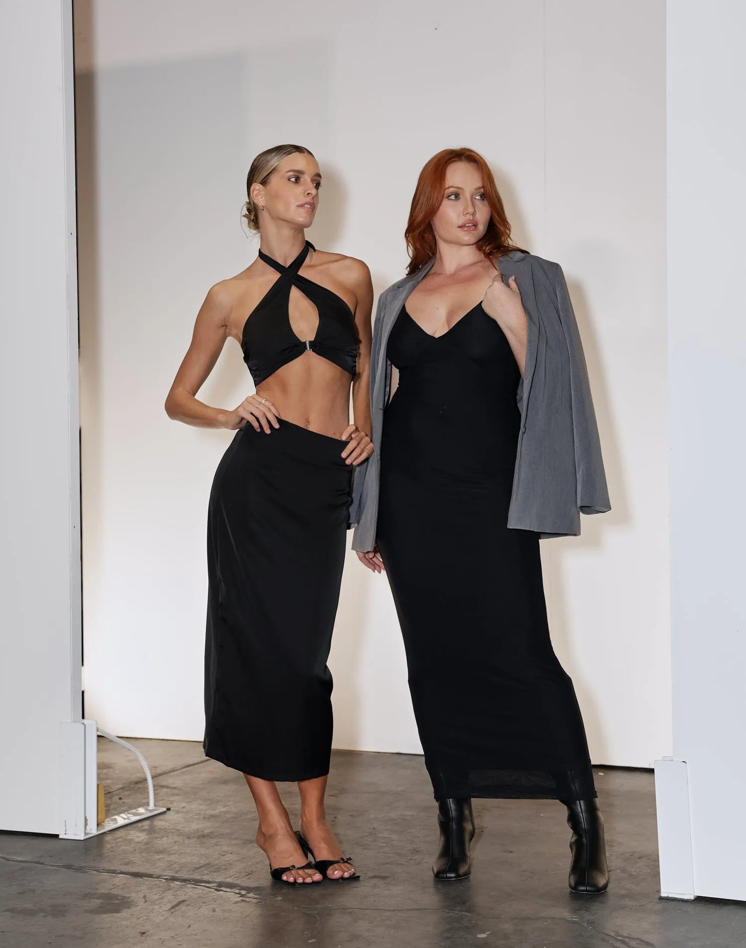 Midnight Kiss Midi Skirt (Black) sold by Charcoal Clothing product image thumbnail 5