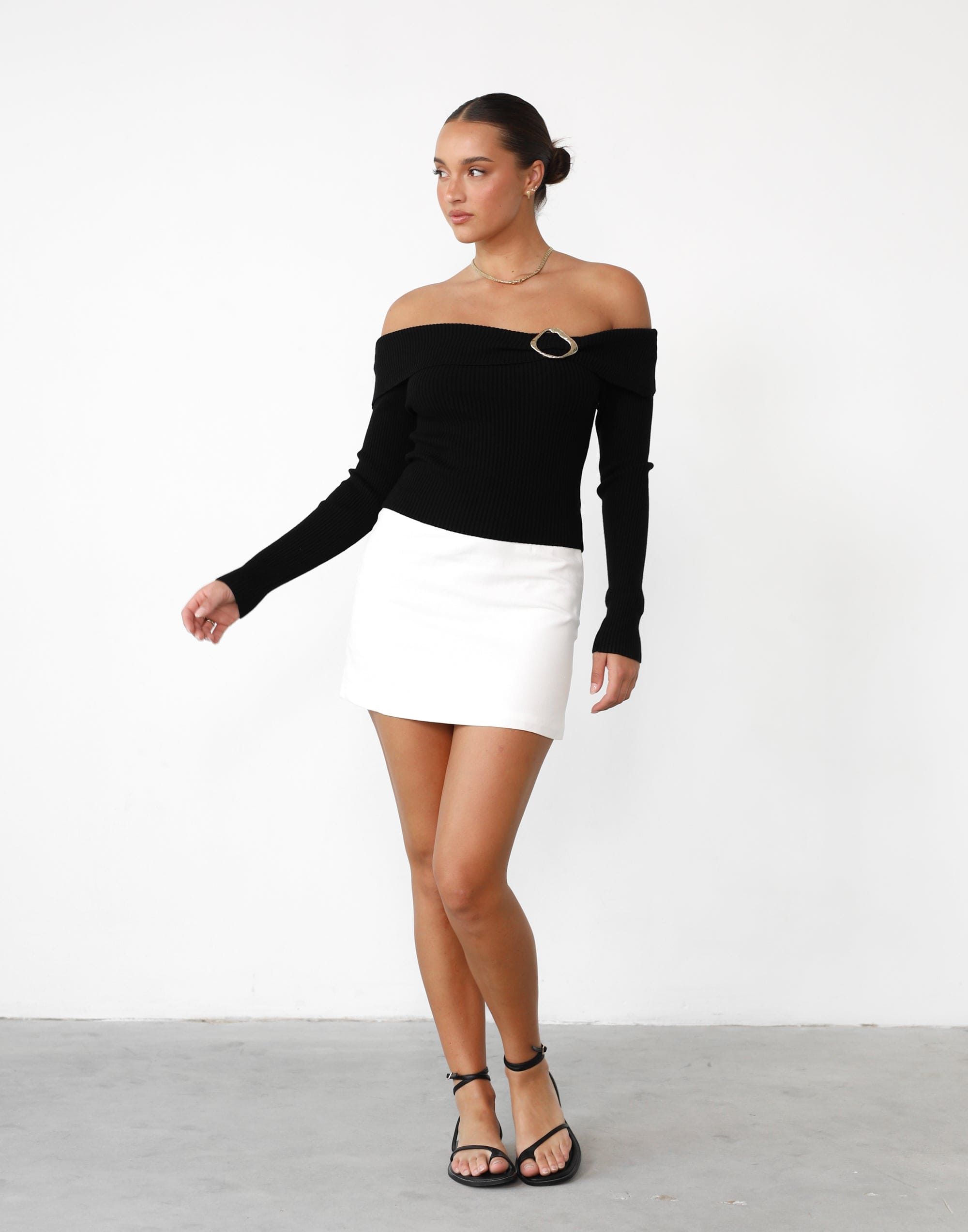 Caerynn Long Sleeve Top (Black) sold by Charcoal Clothing product image thumbnail 2