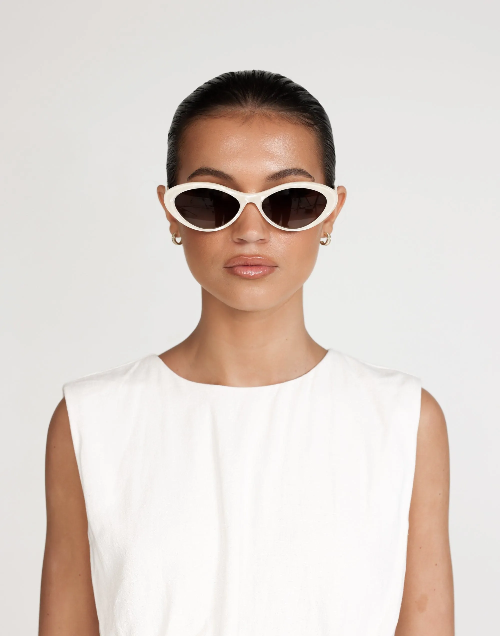 The Ferragni Sunglasses (Cream Tort Honey Fade) - By Banbé sold by Charcoal Clothing