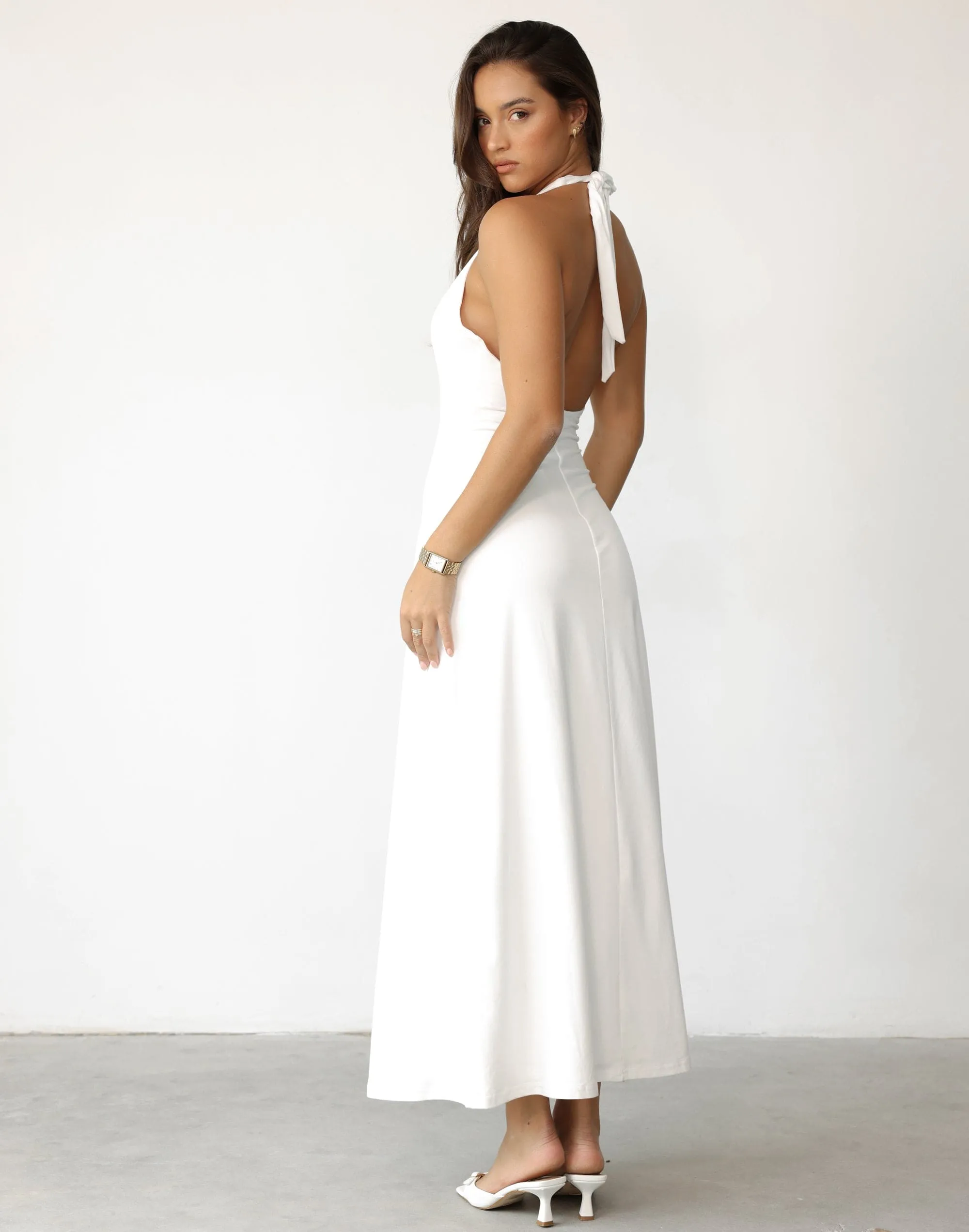 Victoria Maxi Dress (White) sold by Charcoal Clothing product image thumbnail 2
